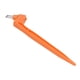 thumbnail image 3 of Cuchillo de acero inoxidable con hoja giratoria de 360° para cortes artísticos, mango naranja, 3 of 8