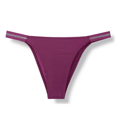 

Womens Temptation Low-Waist Transparent Thongs