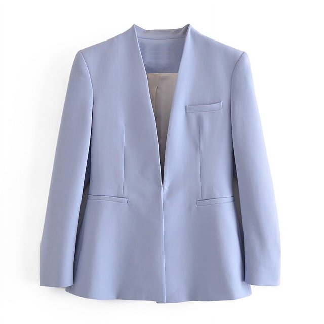 Style Summer Women‘s New Lapel Suit Jacket 66075