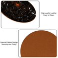 thumbnail image 5 of Spider Web 6PCS Round Coasters, Microfiber Leather Drink Coasters Set of 6, 11x11 cm/4.3x4.3 in Coaster for Drinks, Heat Cup Coasters, Table Coasters for Home and Office, 5 of 6