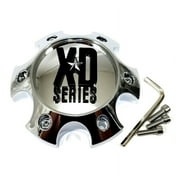 KMC XD Series Chrome 5 1/2" Wheel Center Hub Cap 6 Lug 6X130 H34