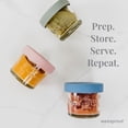 thumbnail image 6 of WeeSprout Glass Baby Food Storage Jars w/ Silicone Lids (4 oz, 12 Pack, Bright Variety), 6 of 7