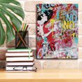 thumbnail image 6 of Epic Graffiti 'Breakfast at Tiffany's 2' by David Drioton, Giclee Canvas Wall Art, 12"x16", 6 of 8