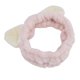 thumbnail image 3 of Diademas De Ducha, Diadema Para Lavar La Cara, Bandas Para El Cabello Para Niñas, Diseño De Orejas De Gato, Diadema De Maquillaje Con Orejas De Gato Adorables Para Spa, Higoodz Otros, 3 of 8
