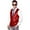 Red, variant on Reversible Sequin Glitter Vest, Men's V-Neck Slim Fit Waistcoat for Sparkling Party Wear, Shiny Metallic Clubwear Night Out Fashion for Christmas Wedding Prom Events