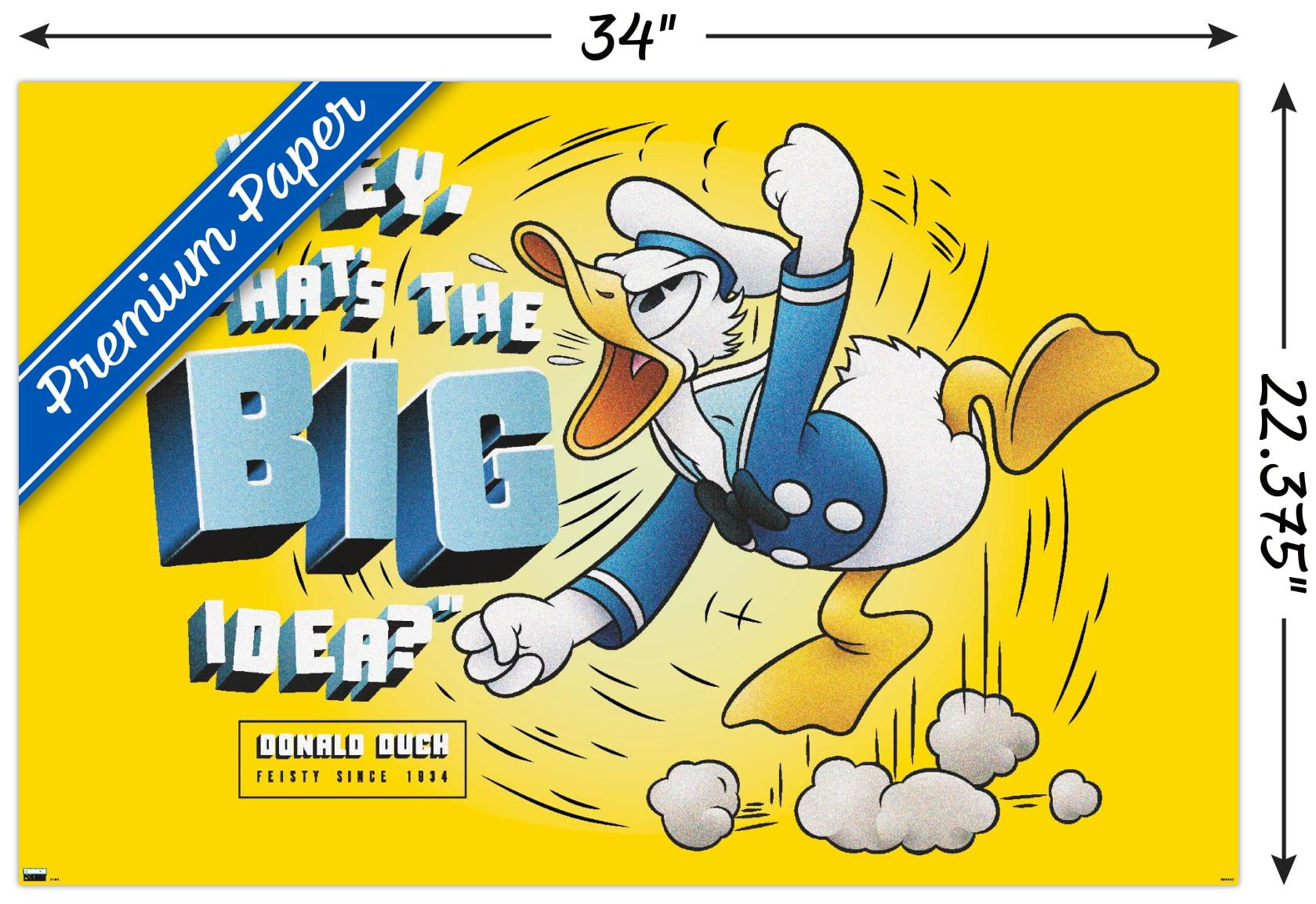 Disney Donald Duck - Big Idea Wall Poster, 22.375