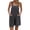 Gray, variant on JFGHDG Women's Summer Cotton Linen Short Overalls Casual Bib Overall Shorts Rompers with Pockets Gray XL