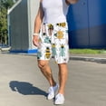 thumbnail image 6 of Pofeuu Colorful Insects Print Men's Soft Woven Elastic Waistband Sleep Pajama Short-X-Large, 6 of 6