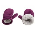 thumbnail image 1 of Billuyoard 1 par de manoplas para niños, manoplas forradas para al aire libre, color morado Type3 NO3, 1 of 6