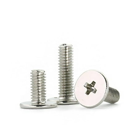 

ZX 10pcs Stainless Steel Cross Phillips CM Ultra Thin Super Low Flat Wafer Head Screw Bolt M1.4 M1.6 M2 M2.5 M3 M4 M5 M6 M8 (Color : 14mm X10pcs Size : M3)-0810
