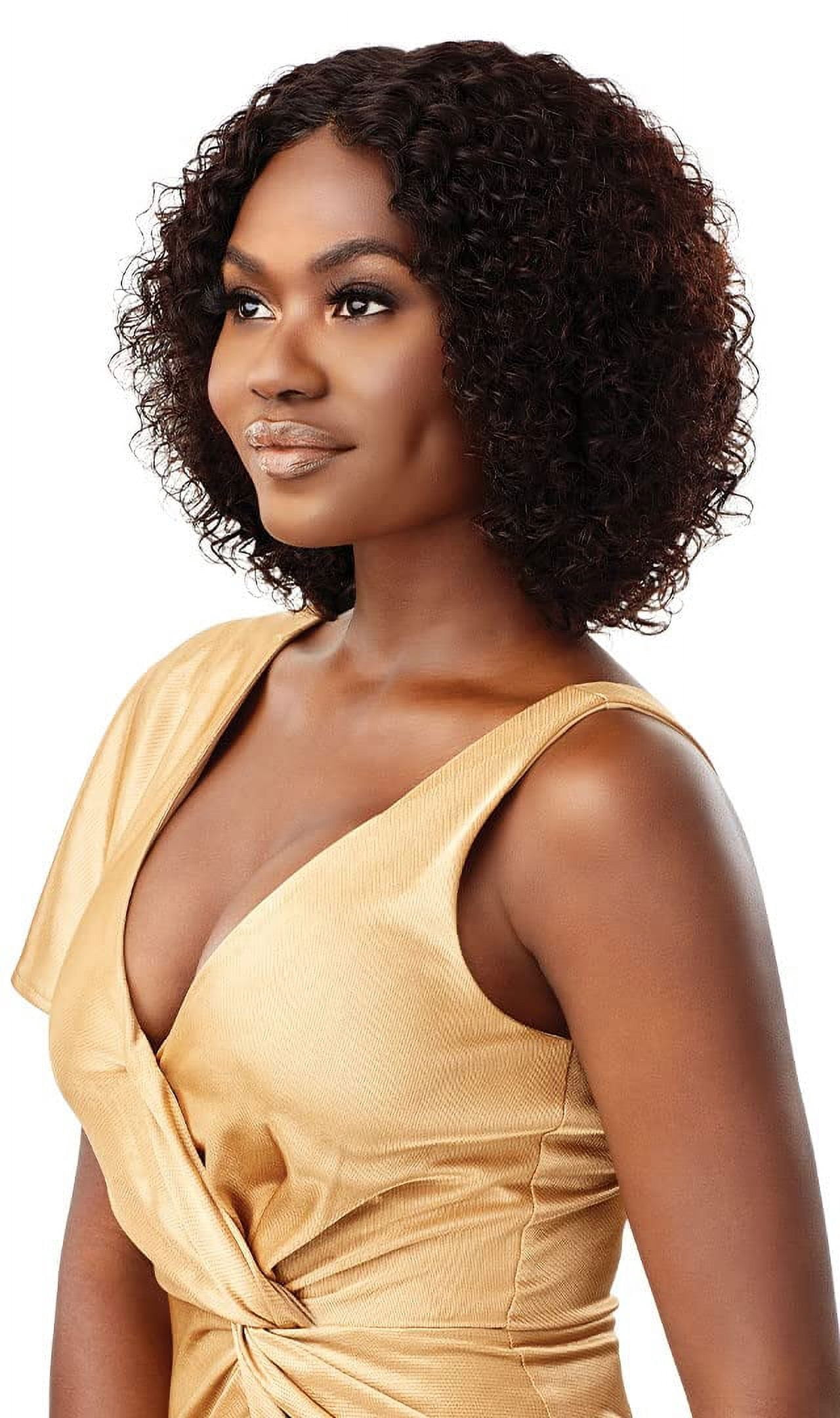 My Tresses 100% Unprocessed Human Hair Lace Front Wig - HH NASHIRA (Color:Natural Brown)