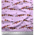 thumbnail image 1 of Soimoi Cotton Poplin Fabric Colorful Bird Print Fabric by Yard 42 Inch Wide, 1 of 3