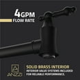 thumbnail image 6 of Marca 360-Degree 24" Wall Mounted Pot Filler with Dual Swivel in Matte Black, 6 of 7