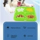 thumbnail image 3 of Mighty Paw Dog Lick Pad Alfombrilla de silicona de grado alimenticio para diversión, ansiedad y alivio del aburrimiento. Ventosas fuertes para facilitar el aseo y la alimentación lenta(Verde, 3 of 5