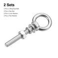 thumbnail image 3 of Lifting Eye Bolt 2 Sets M10x70mm Eye Bolt with Nut Washer 304 Stainless Steel Shoulder Lifting Ring Eye Bolt, 3 of 6