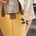 thumbnail image 4 of MERILER Horse Car Keychain Animal Bag Charm, Cute Equestrian Key Fob Accessory for Women Men, Metal Horse Pendant Keyring for Car Keys Purse Backpack Luggage Gift, 4 of 7