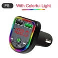 thumbnail image 1 of Transmisor FM Bluetooth 5.0 LYD F5 Reproductor de MP3 Carga Rápida Manos Libres, 1 of 2