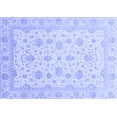 thumbnail image 1 of Ahgly Company Machine Washable Indoor Rectangle Oriental Blue Traditional Area Rugs, 5' x 8', 1 of 4