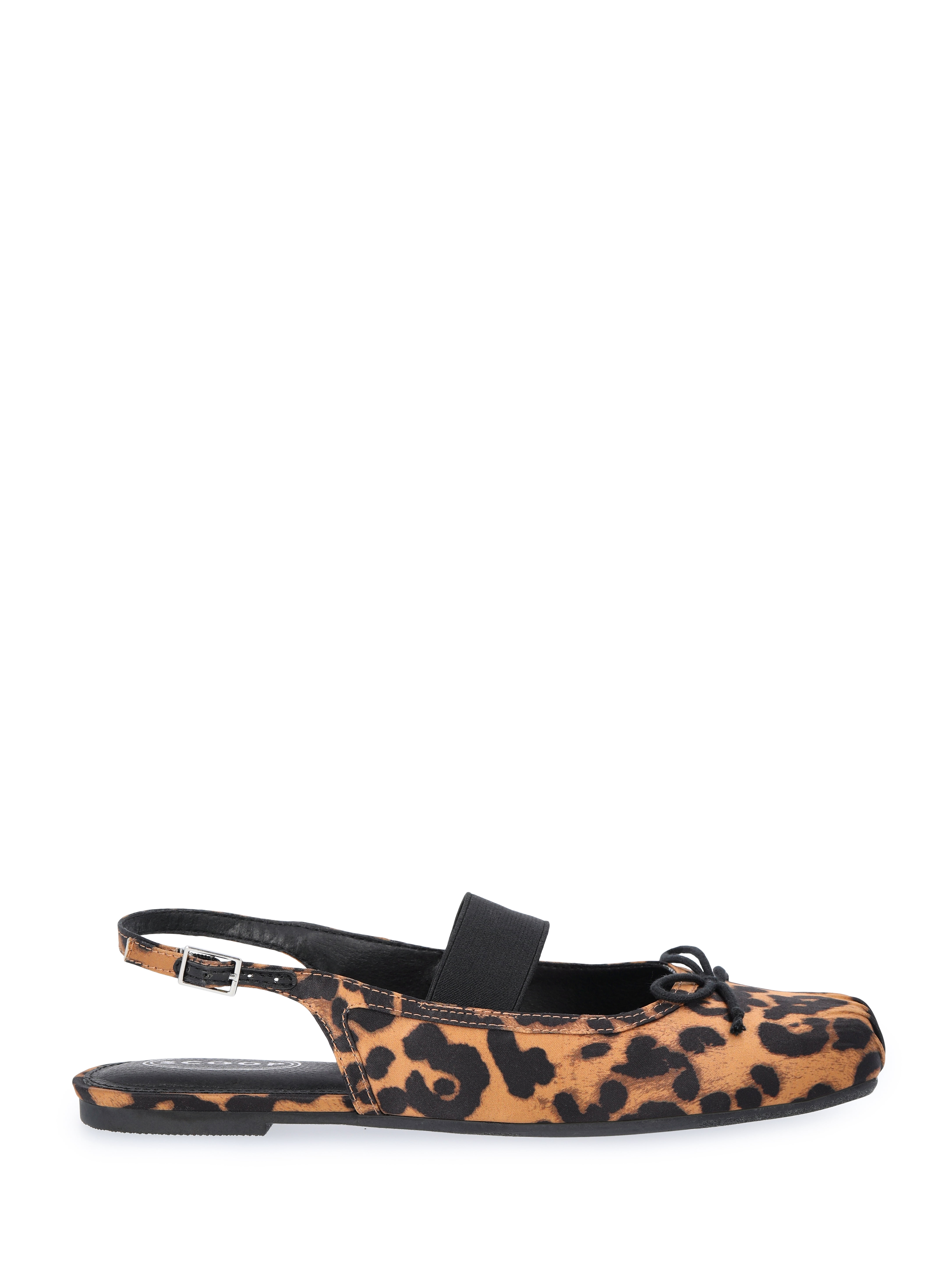 Scoop Women's Satin Slingback Mary Jane Pleated Toe Ballet Flats