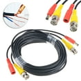 thumbnail image 5 of PKPOWER 50ft Black BNC Video Power Wire Cord for Swann Night Owl CCTV Cameras Cable Black, 5 of 5