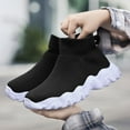 thumbnail image 4 of MYShe Toddler/Little Kid Boys Girls Shoes Running/Walking Sports Sneakers Little Boys Girls Sneakers Black,Size 12.5, 4 of 7