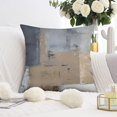 thumbnail image 3 of Striking Abstract Design: 18x18 Inch Blue & Grey Art Pillow Covers, Modern Gallery Decor - Perfect for Bedroom, Sofa, Living Room - Set of 2, 3 of 7
