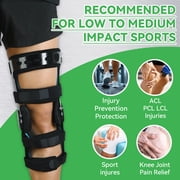 Orthomen ACL Knee Brace for Meniscus/Ligament/Sports Injuries, Men & Women(M-Right)