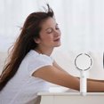 thumbnail image 1 of Up to 65% off Handheld Vanity Mirror With Light Portable Silent USB Charging Summer Small Electric Fan, 1 of 2