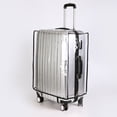 thumbnail image 4 of Zhuge Housse de Valise Transparente en PVC, Housse de Protection 24 Pouces pour Bagage à Roulettes 24 Pouces (16.5 Pouces L x 11.4 Pouces L x 22.8 Pouces H) - Transparent, 4 of 4