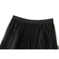 thumbnail image 2 of JMSUN Women’s Mesh Layered Tulle Skirt Sheer Tutu Midi Skirt Tutu Tulle Skirt Elastic High Waist Midi Skirt, 2 of 5