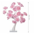 thumbnail image 3 of Rose Flower Tree Light 24 LEDs Indoor Desk Starry Tree Light Warm White Flower Fairy, 3 of 8