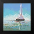 thumbnail image 2 of Slivka, Jane 12x12 Black Modern Framed Museum Art Print Titled - Quiet Sailing, 2 of 5