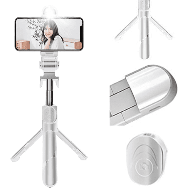Palo Selfies Tripode Portatil Celular Rudo Para Iphone Xtellar plateado