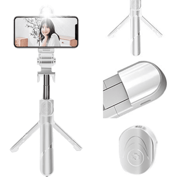 Palo Selfies Tripode Portatil Celular Rudo Para Iphone Xtellar plateado