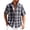 A480-Black, variant on Kalauyu Mens Short Sleeve Button Down Shirts Turn Down Collar Plaid Tops Loose Casual Summer Lightweight Beach Vacation Tops