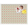 thumbnail image 2 of PinPix ArtToFrames 28x20 Custom Cork Bulletin Board    Poster Board Has a Fabric Style Canvas Finish, Framed in Satin White Frame (PinPix-558), 2 of 5