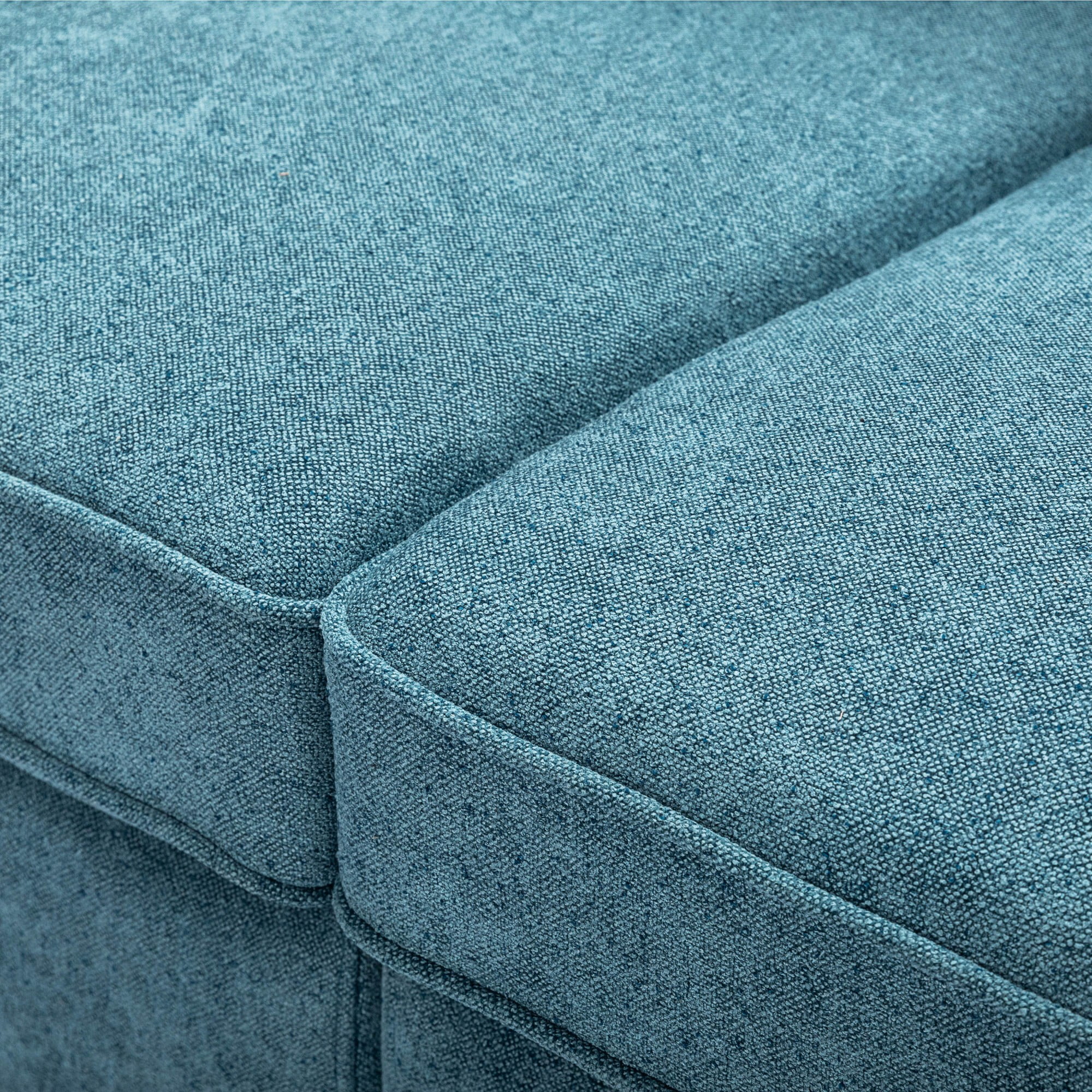 79.5" Modern Sofa Couches,3-Seat Sofa Couch Linen Fabric Upholstered Sofa Furniture with Pillows for Living Room Bedroom Apartment,Blue