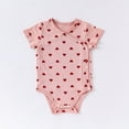 thumbnail image 5 of Vividxx Baby Girls Bodysuits Onesie Cute Print Side Snap Rompers For Newborn Soft Breathable Casual Onesie With Belly Newborn O-Neck Soft Dailywear, 5 of 6