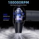 thumbnail image 2 of 2X Plumero de Aire Comprimido, Soplador Secador de 180000 RPM, Plumero de Aire Eléctrico Portátil de 3 Engranajes, para Secado de Automóviles, Limpieza de Teclados y Computadoras, 2 of 5