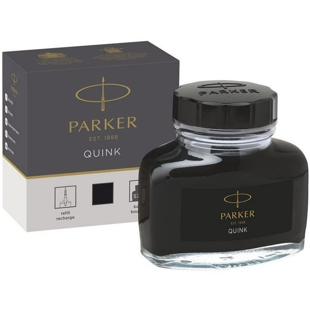 Tinta Negra Para Pluma Fuente Parker Quink 57 Ml Original Parker Tinta Negra Para Pluma Fuente Parker Quink 57 Ml Original