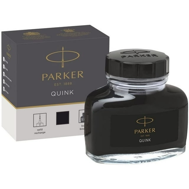 Tinta Negra Para Pluma Fuente Parker Quink 57 Ml Original Parker Tinta Negra Para Pluma Fuente Parker Quink 57 Ml Original