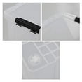 thumbnail image 4 of Hespama 50 Quart Large Storage Bins with Lids, 4 Packs Plastic Clear Storage Boxes, 4 of 7