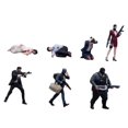 thumbnail image 3 of Figuras de ladrones pintadas a mano, figuras de diorama en miniatura, escena arquitectónica de tren de muñecas, modelo de escena de para accesori, 3 of 9