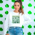 thumbnail image 2 of St. Patrick's Day Sweatshirt - Everybody in The Pub Getting Tipsy, Unisex Pullover, Irish Green Top, Lucky Clover Shirt, Festive Wear, 2 of 7