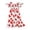Red, variant on Toddler Fruit Pattern Outfit 12-18 Months Baby Girl Bell Bottoms Romper Smocked Jumpsuit Short Sleeve Flare Overalls Summer Clothes Red