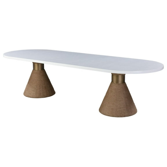Rishi Natural Rope Oval Table