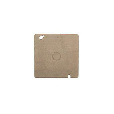 HubbellRaco Square Blank Box Cover with Knockout