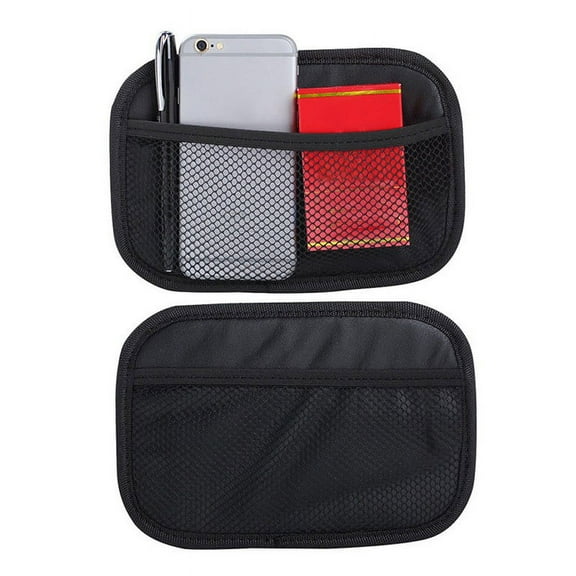 Phone Holder Storage Bag Car Vehicle Mesh Net Pouch Black Professional