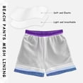 thumbnail image 5 of Blue and Purple Gardient Glitter Swim Trunks Board Shorts Beach Pants Bathing Bottoms 3T, 5 of 8