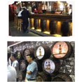 thumbnail image 2 of Oak Wine Barrel Wall Decor - Half Barrel Hanging Wine Rack, Handmade Beer Barrel for Home, Hotel, or Wedding Photography Props, Rustic Storage for Winery Wine Cellar, 2 of 5